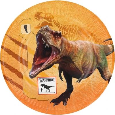 Afbeelding van Dino T Rex Borden 23cm 8 stuks