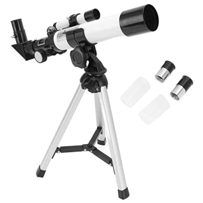 Afbeelding van Telescoop 40 mm Diafragma, 400 Brandpuntsafstand Draagbare Astronomische Brekende Telescoop, Refractor Professionele voor Volwassenen Kinderen
