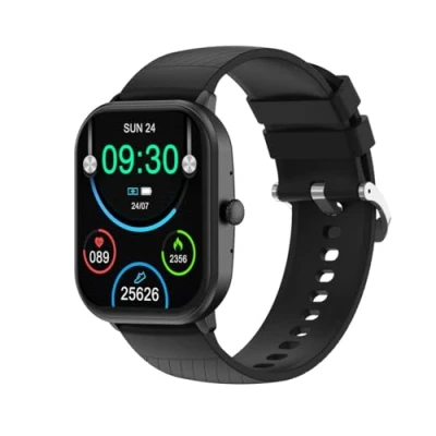 Afbeelding van Denver Smartwatch Android iOS Volledige Belfunctie Amoled Display Sporthorloge Hartslagmeter Saturatiemeter Slaapmonitor SWC187B