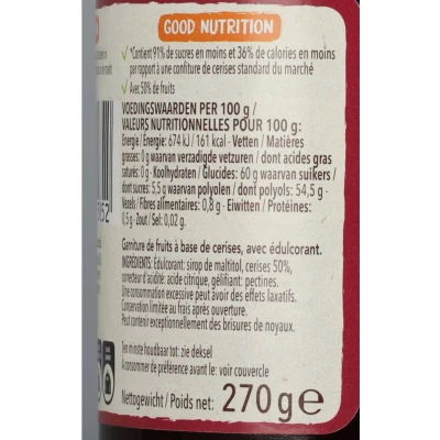 Afbeelding van 3x Céréal Jam Kers 270 gr