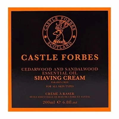 Afbeelding van Castle Forbes scheercrème Cederhout &amp; Sandelhout 200ml