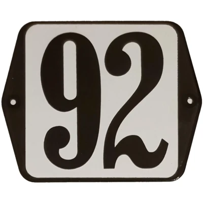 Afbeelding van Huisnummer standaard nummer 92 Warentuin Mix