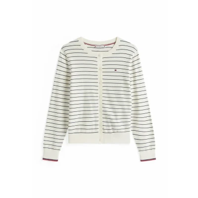 Afbeelding van Tommy Hilfiger Vest, Dames, Maat: XXS, Ivory silk dark night navy stp