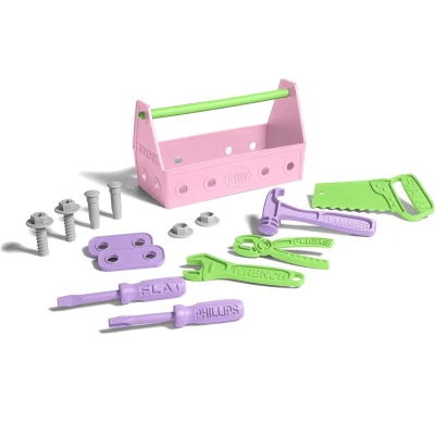 Afbeelding van Green Toys Werkzeugkasten ROSA Speelgoed voor kinderen, Maat: One Size, Multi coloured