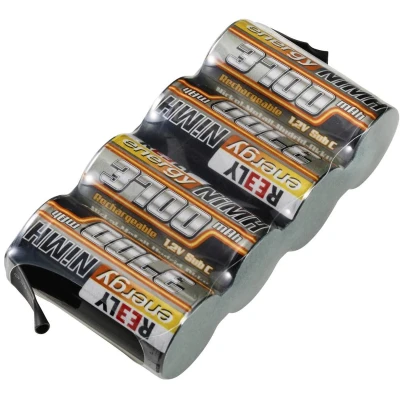 Afbeelding van Reely NiMH accupack 4.8 V 3700 mAh Aantal cellen: 4 Sub C Side by