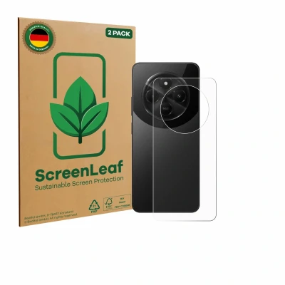 Afbeelding van ScreenLeaf Screenprotector voor Xiaomi Poco C75 (Achterkant) Duurzame schermbescherming Folie Beschermfolie transparant (2 Stuks)