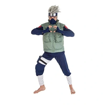 Afbeelding van CHAKS Naruto Kakashi Hatake kostuum voor mannen Large