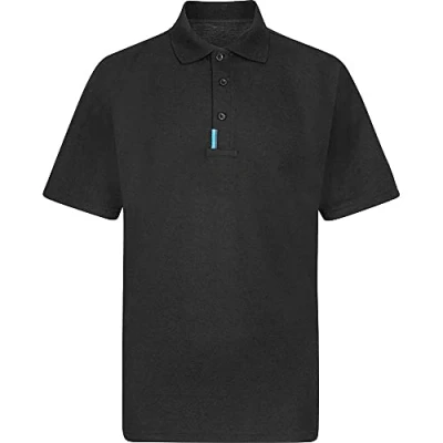 Afbeelding van WX3 Poloshirt maat 4XL, Black