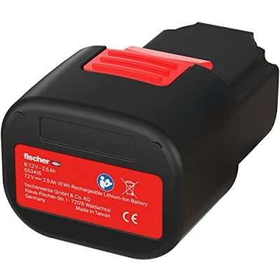 Afbeelding van Fischer Zubehör Batterien/Akkus 553415 Gereedschapsaccu 7.2 V 2.5 Ah Li ion