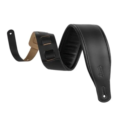 Afbeelding van Levy&#039;s M26PD BLK Top Grain Leer 3&quot; Zwart