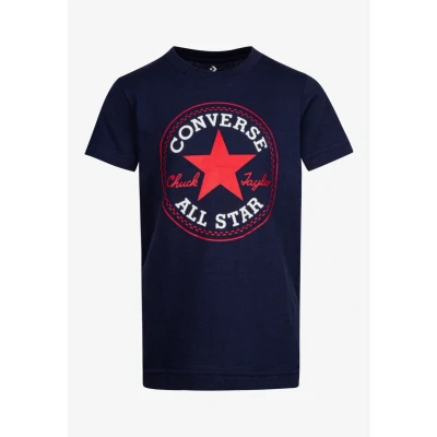 Afbeelding van Converse CORE Chuck Patch TEE Tshirt print voor kinderen, Maat: 92/98, Obsidian/red
