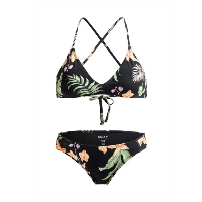 Afbeelding van Roxy Classics Zweiteiliges SET Bikini, Dames, Maat: XL, Black