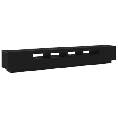 Afbeelding van vidaXL TV kast Set van 3 Zwart Eiken Bewerkt hout 260 x 35 40 cm