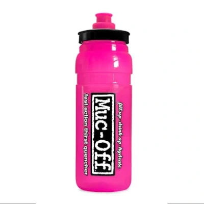 Afbeelding van Muc Off Elite Fly Pink Water Bottle, 550ml BPA Free Sports Bottle with Ergonomic Cap Bottles for Cycling, Gym, Running, Football