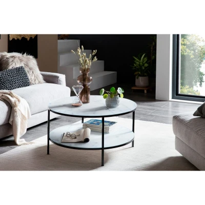 Afbeelding van SalesFever Salontafel Tafelbladen in marmer look