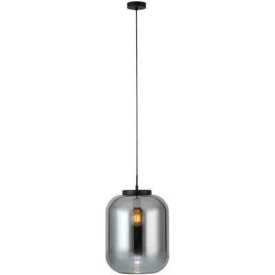 Afbeelding van Stars of Light Zwarte hanglamp Bulciago design Ø 35cm 39674
