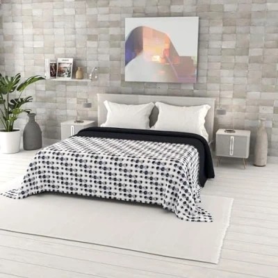 Afbeelding van Italian Bed Linen Zomerquilt FANTASY, Microfiber, Dubbel 260x270cm, Optisch