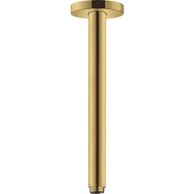 Afbeelding van Hansgrohe plafondaansluiting 300mm gepolijst goud optiek 27389990