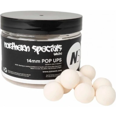 Afbeelding van CC Moore NS1 Pop ups White 12mm (55 stuks)