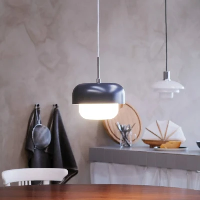 Afbeelding van Haipot hanglamp grijs Dark grey