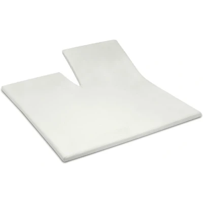 Afbeelding van Split Topper Hoeslaken Cinderella Ivory (Flanel) 180 x 200/210 cm