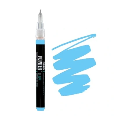 Afbeelding van Grog Pointer 01 APP Verfstift Acrylverf op waterbasis Extra fijne punt van 1mm Iceberg Blue