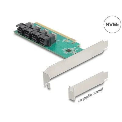 Afbeelding van Delock PCI Express x16 Karte zu 4 x intern SFF 8643 NVMe Bifurcation