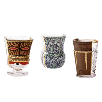 Afbeelding van Seletti Hybrid glas set van 3 Rodinia