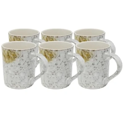 Afbeelding van Kare Design Biscotti Mokken geel 6st