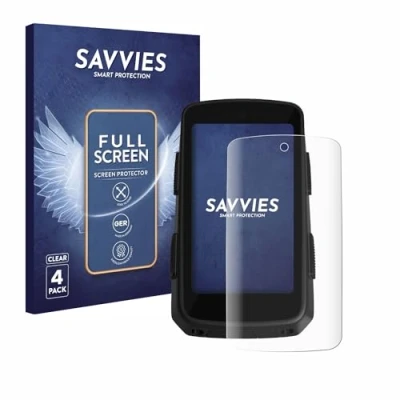 Afbeelding van Savvies Screenprotector voor Hammerhead Karoo 3 Folie Beschermfolie transparant volledig dekking (4 Stuks)