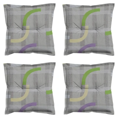Afbeelding van Madison Zitkussen Tess purple Ca. 50x50 cm Set van 4