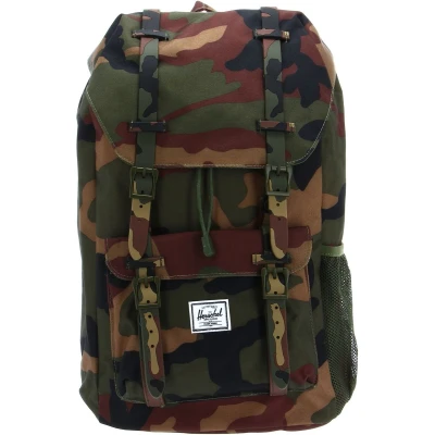 Afbeelding van Herschel Vrije tijd Rugzak met laptopvak Little America Youth Backpack 18L Woodland Camo Groene Veelkleurig