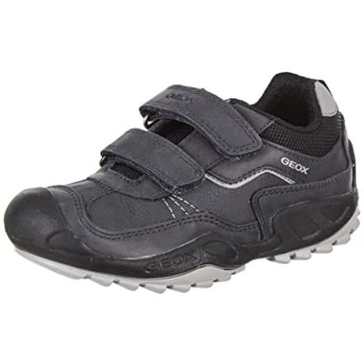 Afbeelding van Geox Jongens J New Savage Boy A schoenen, Marineblauw/grijs, 25 EU