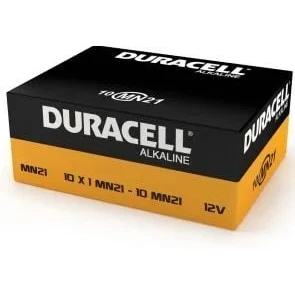 Afbeelding van Duracell MN21 BULK10 Security batterij 12 V (2 x 5 stuks)