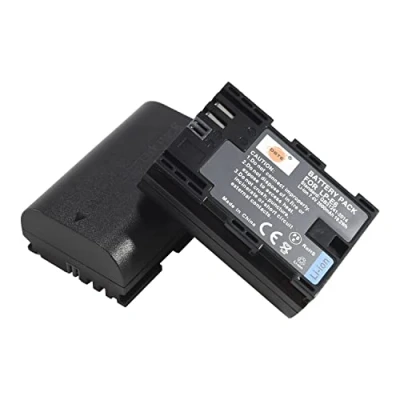 Afbeelding van DSTE 2pcs LP E6 LPE6 Li ion batterij compatibel met Canon EOS 5D Mark II, III, 7D MarkII, MarkIII, 5DS, 6D, 7D, 60D, 60Da, 70D