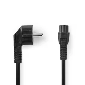Afbeelding van C5 kabel Nedis 2 meter (Haaks)