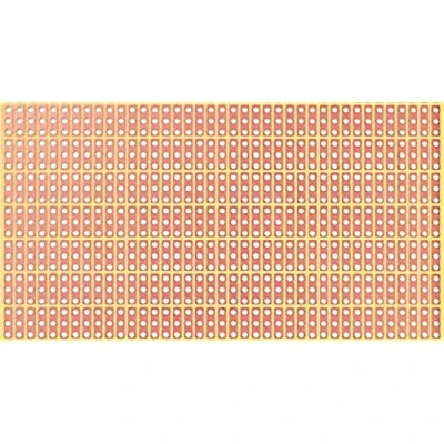 Afbeelding van Rademacher 790 1 3 delige stripraster printplaat (25 stuks) hard papier 50 x 100 mm, rastermaat 2,54 39 printbanen punt kettingrijen, koper pad eenzijdig 35 µm, 1,6 mm dik