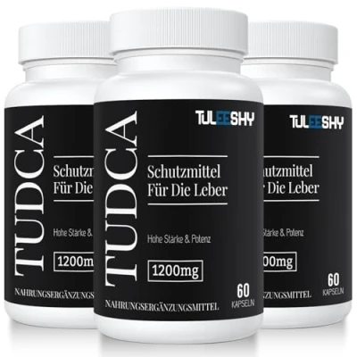 Afbeelding van TUDCA Capsules Een galzoutsupplement voor de lever 1200mg per portie, 180 Glutenvrij en Non GMO (pack of 3)