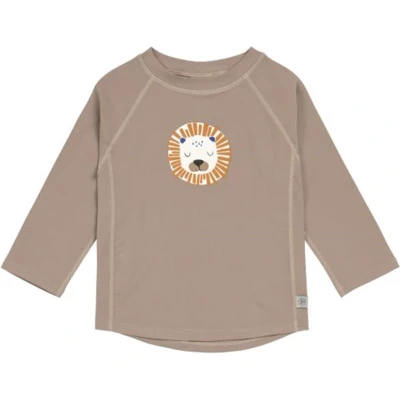 Afbeelding van Lässig Splash &amp; Fun Zwemshirt Rashguard Lange Mouw Lion choco, 13 18 maanden Maat 86