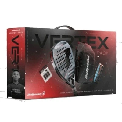 Afbeelding van Bullpadel Vertex 04 CMF 24 Pack Men Padelracket Grijs/Rood