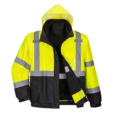 Afbeelding van Portwest S365 Hi Vis Premium 3 in 1 Bomberjack, Normaal, Geel/Zwart, Grootte XL