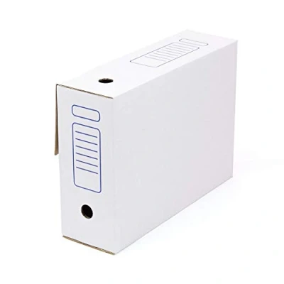 Afbeelding van ONLY BOXES, Dozen, automatische montage, 38,7 x 11,5 28, folio formaat, rug 115 mm, 20 stuks, wit