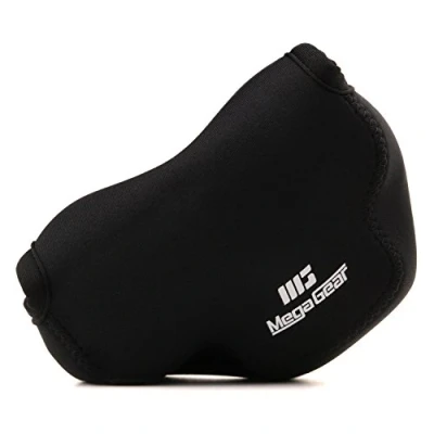 Afbeelding van MegaGear MG1355 Olympus OM D E M10 Mark III, II (14 42 mm EZ lens) ultralichte cameratas van neopreen zwart