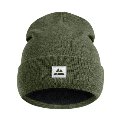 Afbeelding van DANISH ENDURANCE Beanie van Gerecycelde Materialen met Polar Fleece Groen