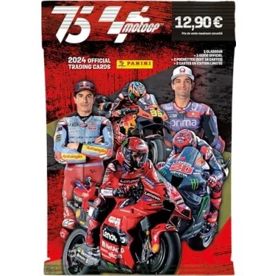 Afbeelding van Panini Moto GP 2024 Trading Cards Starter Pack (1 map + 2 hoezen kaarten gelimiteerde editie), 004871SPAFGD