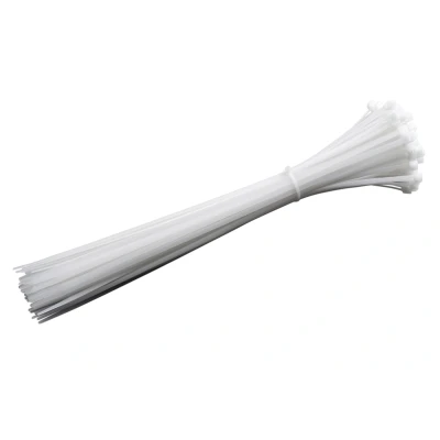 Afbeelding van Meister Kabelbinders, praktische set, 25 stuks, wit, 200 x 4,8 mm, stevig nylon, vormvast, duurzaam en robuust, kabelbinderset voor bundelgoed, kabelverbinders, 745220