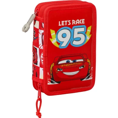 Afbeelding van Disney Cars Gevuld etui, Let&quot;;s Race 28 stuks 19,5 x 12,5 4 cm Polyester