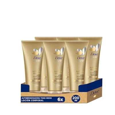 Afbeelding van 6x Dove Bodylotion DermaSpa Summer Revived Fair 200 ml