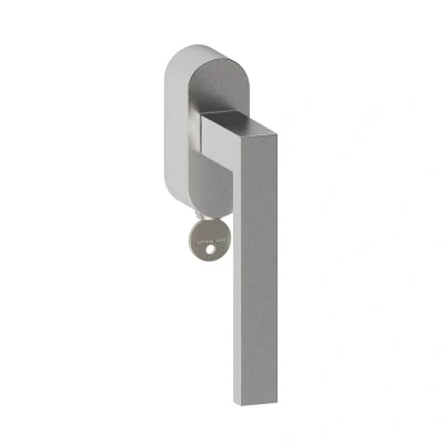 Afbeelding van Hard Brass Shuffle Phoenix Raamkruk Afsluitbaar 304 Inox Geborsteld RVS