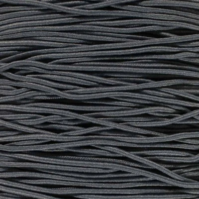 Afbeelding van 3mm Elastisch Touw Donkergrijs 50 meter op rol